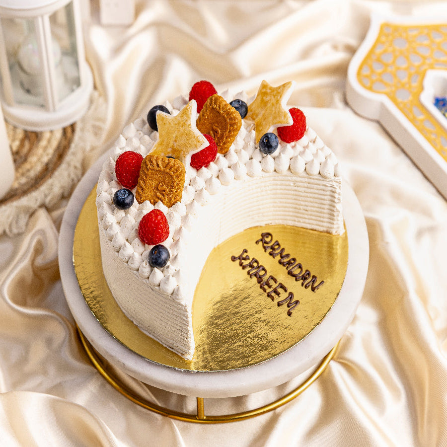 Crescent Lotus Honey Cake