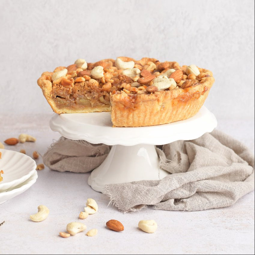 Caramel Apple Nut Pie