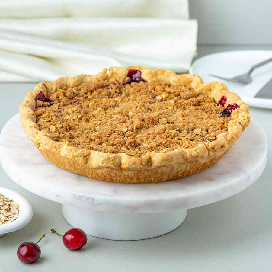 Cherry Crumb Pie