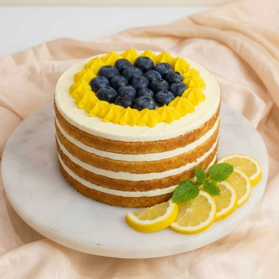 Lemon Blueberry Cake