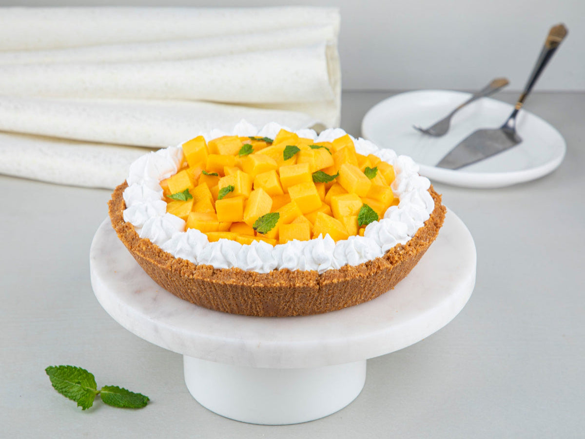 Mango Cheesecake Pie