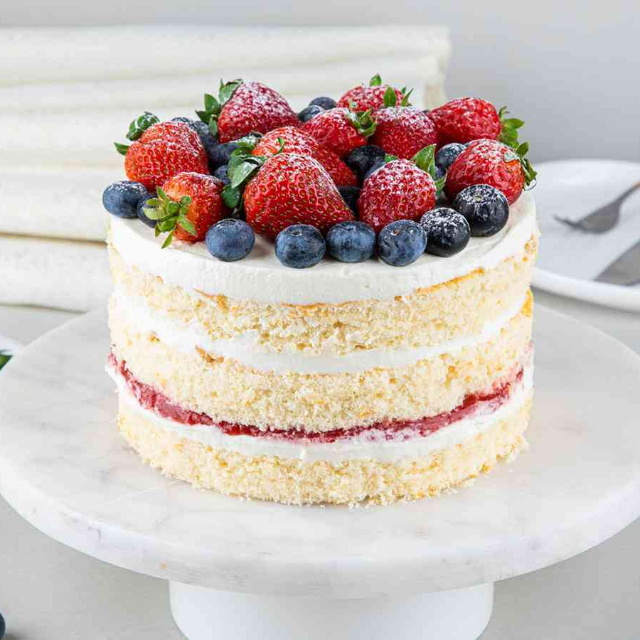 Strawberry Cream Cake