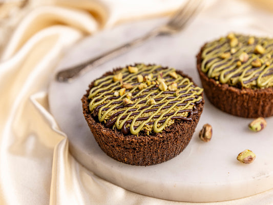 Pistachio Kunafeh Chocolate Pie