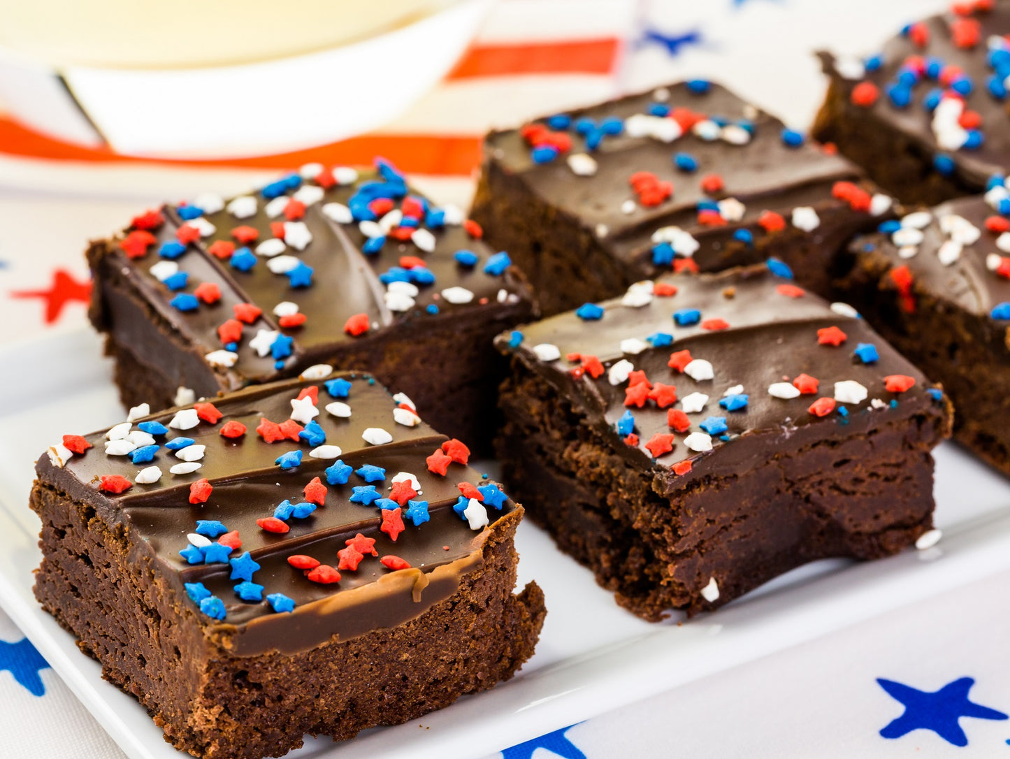 4th of July Brownies