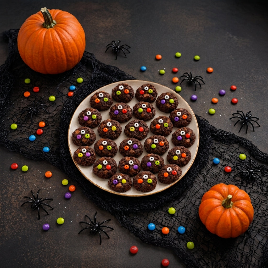 Mini Monster Chocolate Cookies